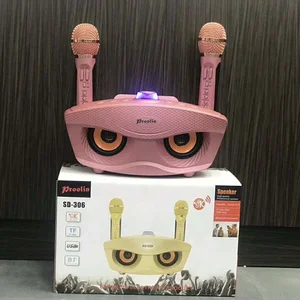 Family KTV Karaoke Speaker Dual Microphones
