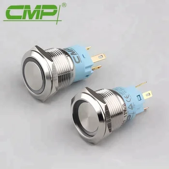 Tri-color Rgb Led Push Button Switch - Buy Rgb Push Button,Led Push ...