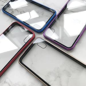 Magnetic Adsorption Double Sided Glass Case iPhone X Xs
