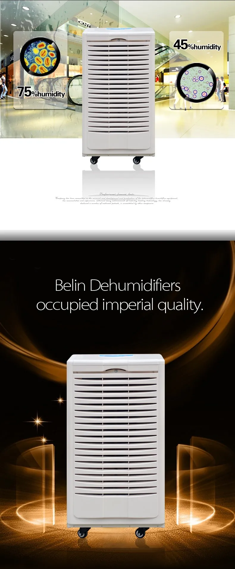 90l R410a Dry Electric Dehumidifier Without Water Tank Buy R410a Dehumidifier,90l Dry