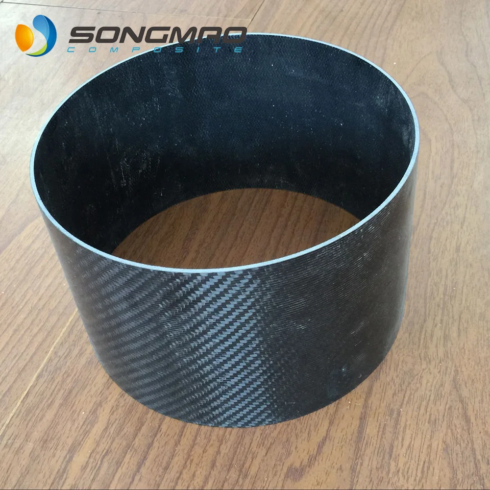 High Glossy Large Diameter 3k Carbon Fiber Tube 300mm Buy Large