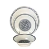 First rate household melamine tablewaremarble dinner set,camping dinner set