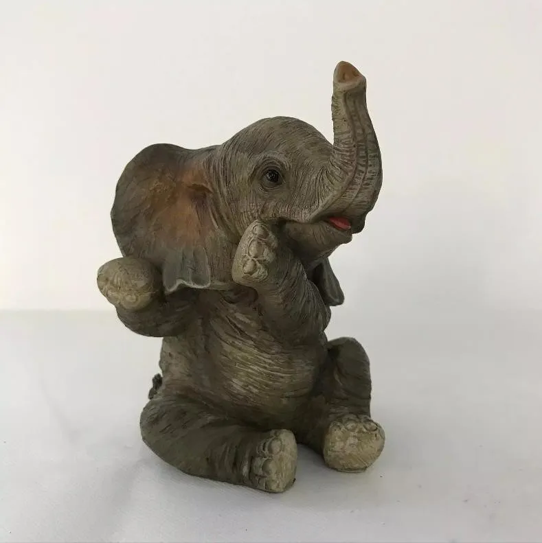 resin elephants