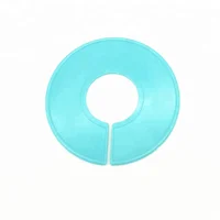 

Blank Size Divider Plastic Round Size Markers For Clothing Hang Rack Colored Closet Size Rings