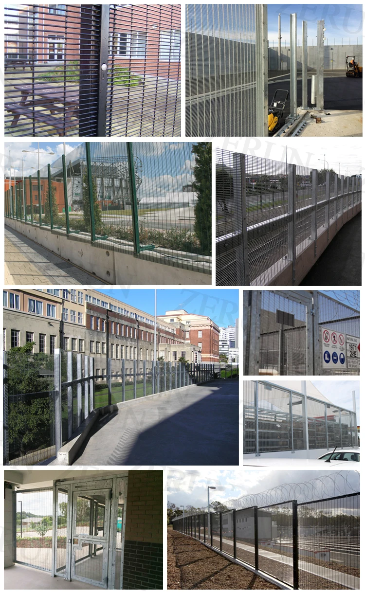 Low Price pvc coated details about anti climb fence installation cost malaysia