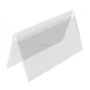 V Shape Double Side Free Stand acrylic tabletop sign holder V Shape Name Plate Acrylic Sign Holder