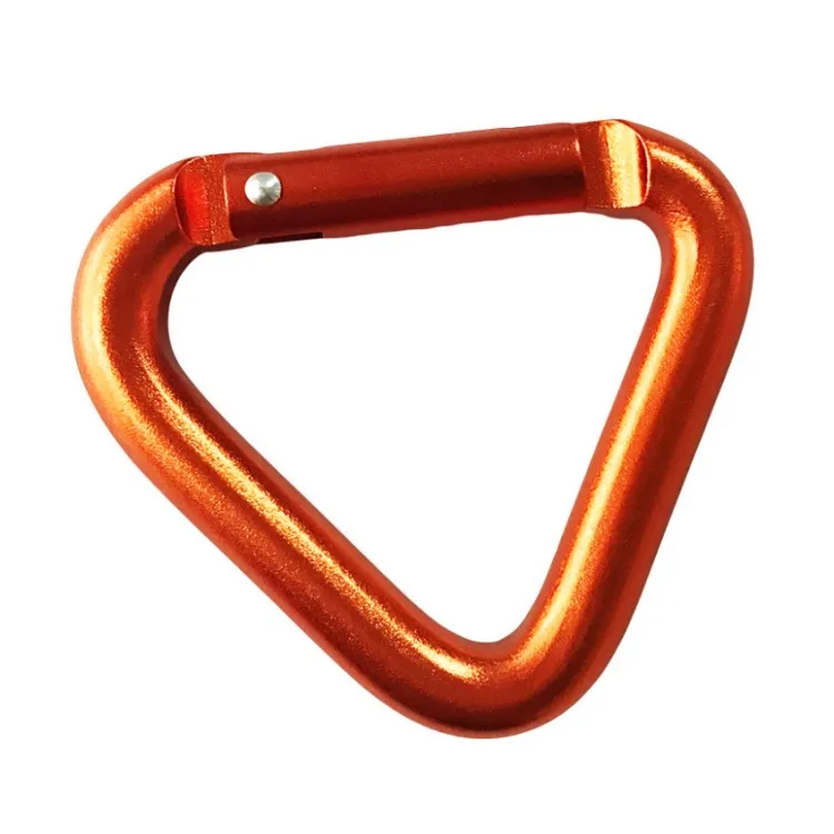 Custom Aluminum Alloy Orange Large Triangle Carabiner For Gift Buy