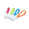 Promotional corporate give away products key ring usb cable for phones