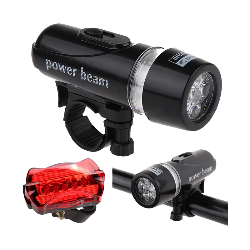 

LED Bike Light Set Bike Front Light Rear Bike Light, Front light & rear lght