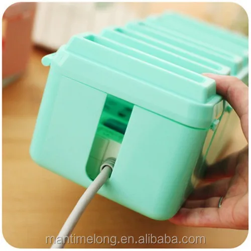 
Creative Type Home Office Organizer Power Socket Computer Electrical Wire Storage Box Plastic Container Ultralarge 