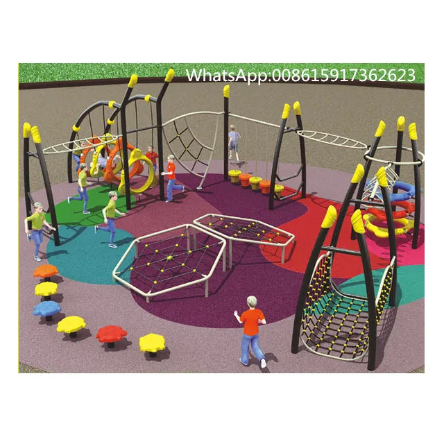 Multi-use backyard jungle gym kids gym set toddler outdoor play set QX-18043B