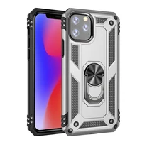 

2019 New Arrivals Shockproof Bracket Ring Holder Car Magnet Armor Case For iPhone 11 Pro