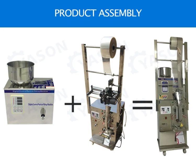 Fully Automatic Granule Sugar Coffee Bean Digital Control Automatic Pouch Tea Sachet Bag Stick Packing Packaging Machine