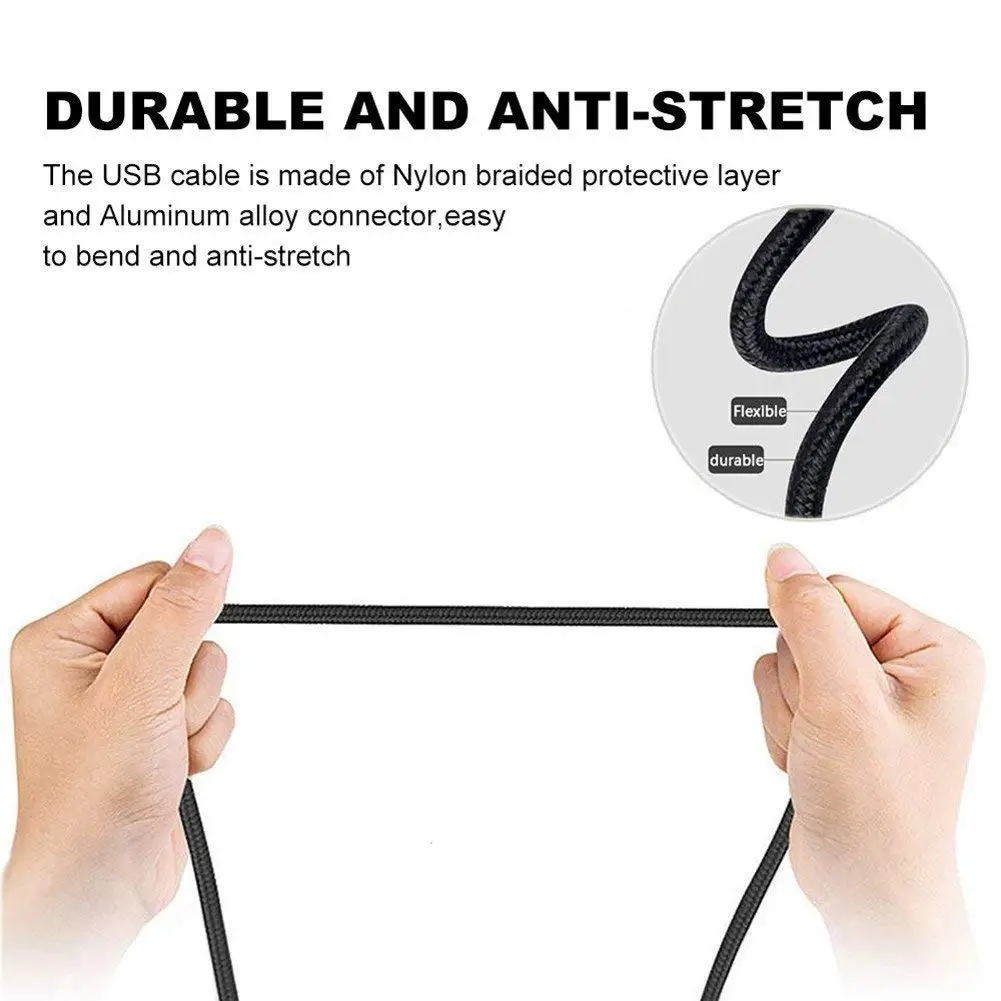 3 in 1 Multiple USB Charging Cable Cord Charger For iPhone / USB Type C / Micro USB Cable - ANKUX.COM