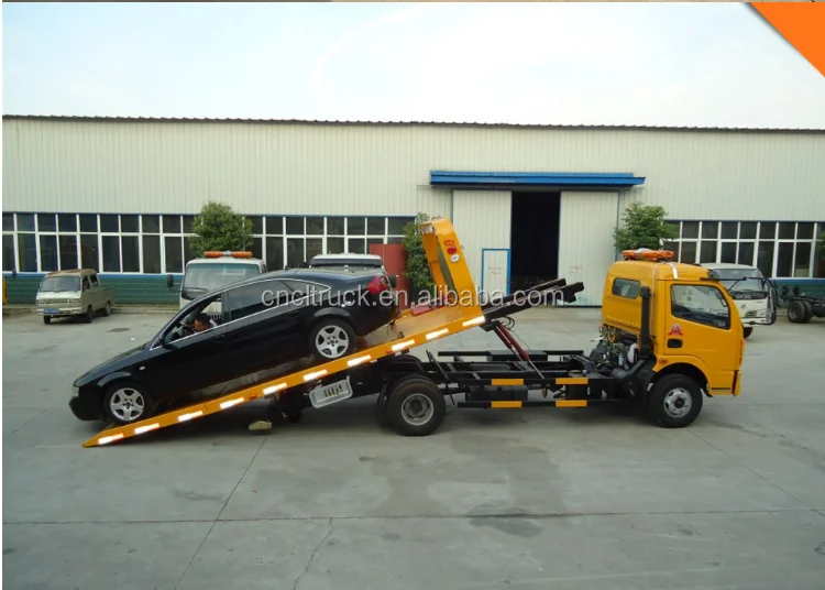 sliding platform wrecker truck