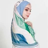 Factory supply fashion soft satin printed custom hijab, custom scarf, hijab scarf in Malaysia