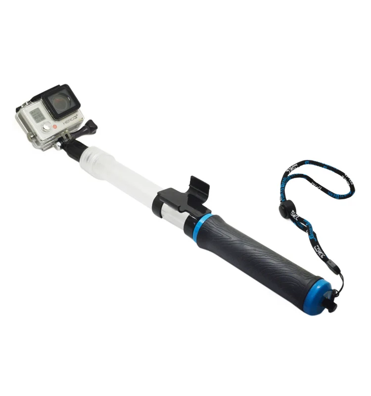 Waterproof Diving Floating Extension Pole Float Floaty 62cm Monopod With WIFI Remote Clip For Gopro Hero