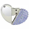 Heart Shape Elegant Jewelry USB Flash Drive 2.0 U Stick for Wedding Gift 2GB 4GB Pendrive Real Capacity USB