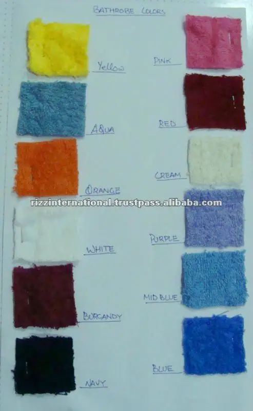 towel colors