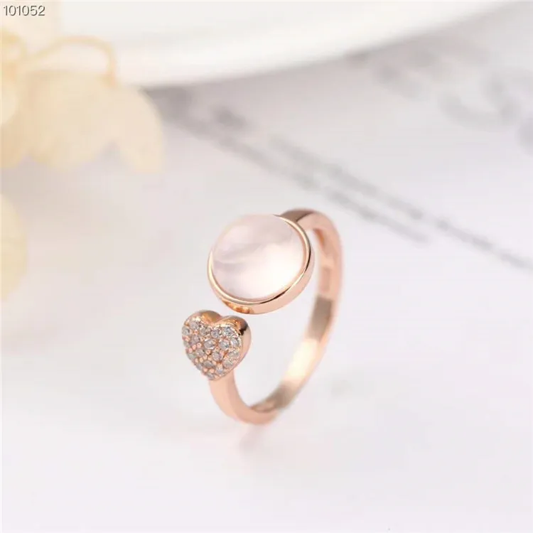 

China gemstone wholesale crystal jewelry factory wholesale new fashion 925 Italian Silver natural Rose Quartz ring for women, Picture shown