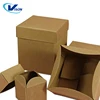 French fries paper folding box with cover,paper tea box