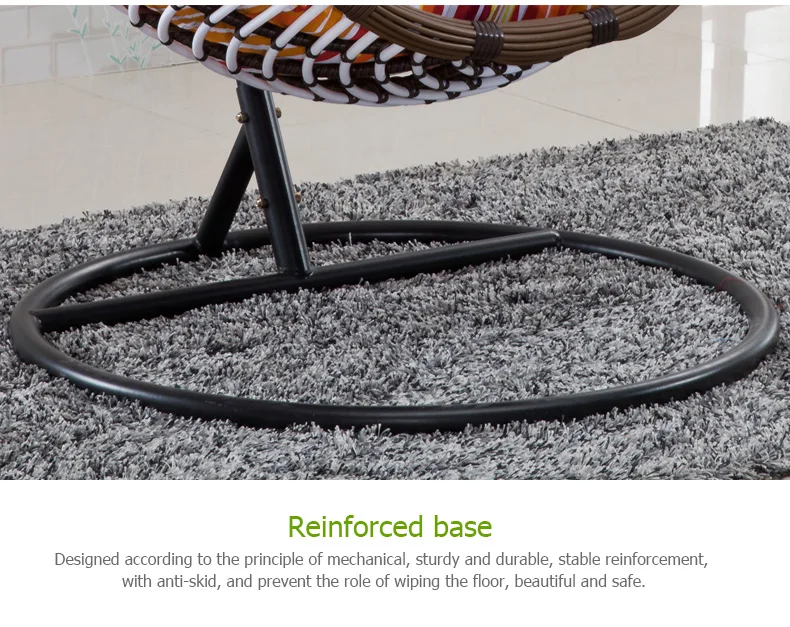 Outdoor Pod Steel Frame Patio Rattan Garden Swing Chair - Buy Rattan