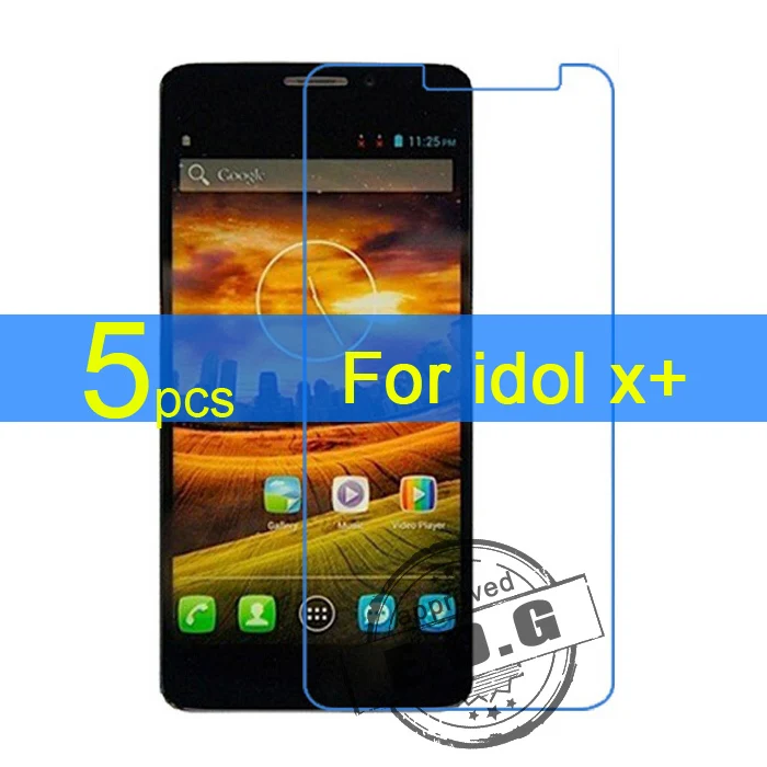 5pcs Anti scratch Gloss Ultra Clear LCD Screen Protector Film Cover For Alcatel one touch Idol