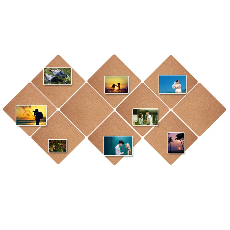 
3mm Bulletin Message Borad Cork Sheet Roll Cork Board with Glue for Decoration 