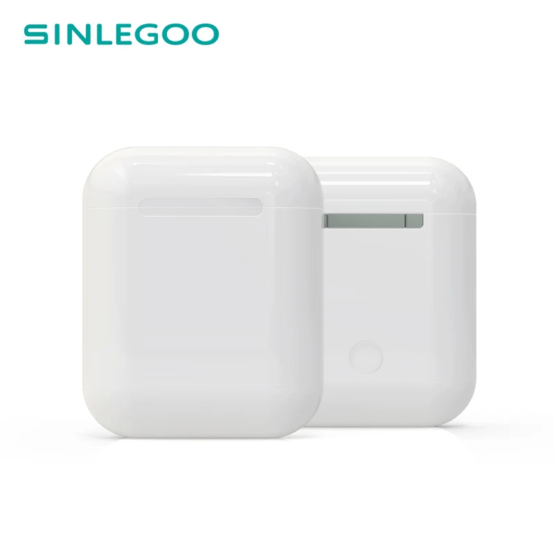 

2019 Trending i60 TWS Popup Wireless Charging Bluetooth Wireless Earbuds TWS Mini Earphone, White