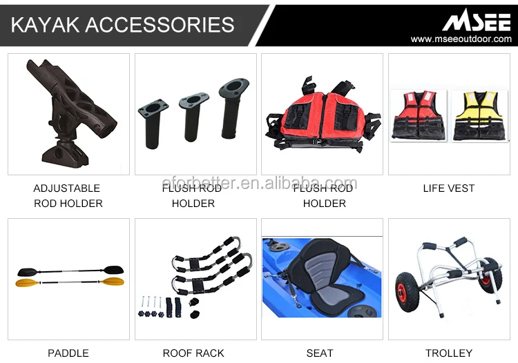 Kayak Sit On Top Downrigger Double Fishing Kayak Selling Boat Fiber