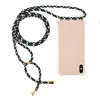 Hot Sell Crossbody Case for Samsung Clear Transparent TPU Cell Phone Mobile Cover Holder with Neck Cord Lanyard Strap MK3791