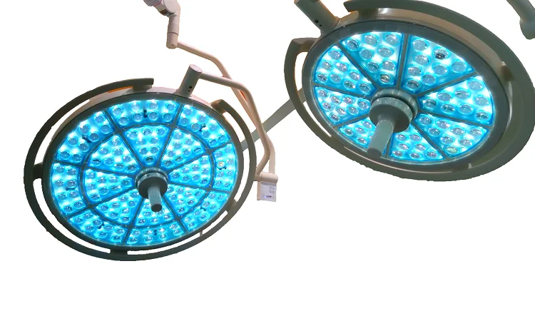 Hospital operating theatre ceiling surgical head lamp