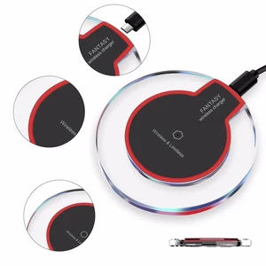 Custom Logo QI Charging Pad Quick Wireless Cell Phone Charger