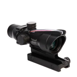 LUGER Tactical ACOG 4X32 Optics Green Illuminated Optical Rifle Scope