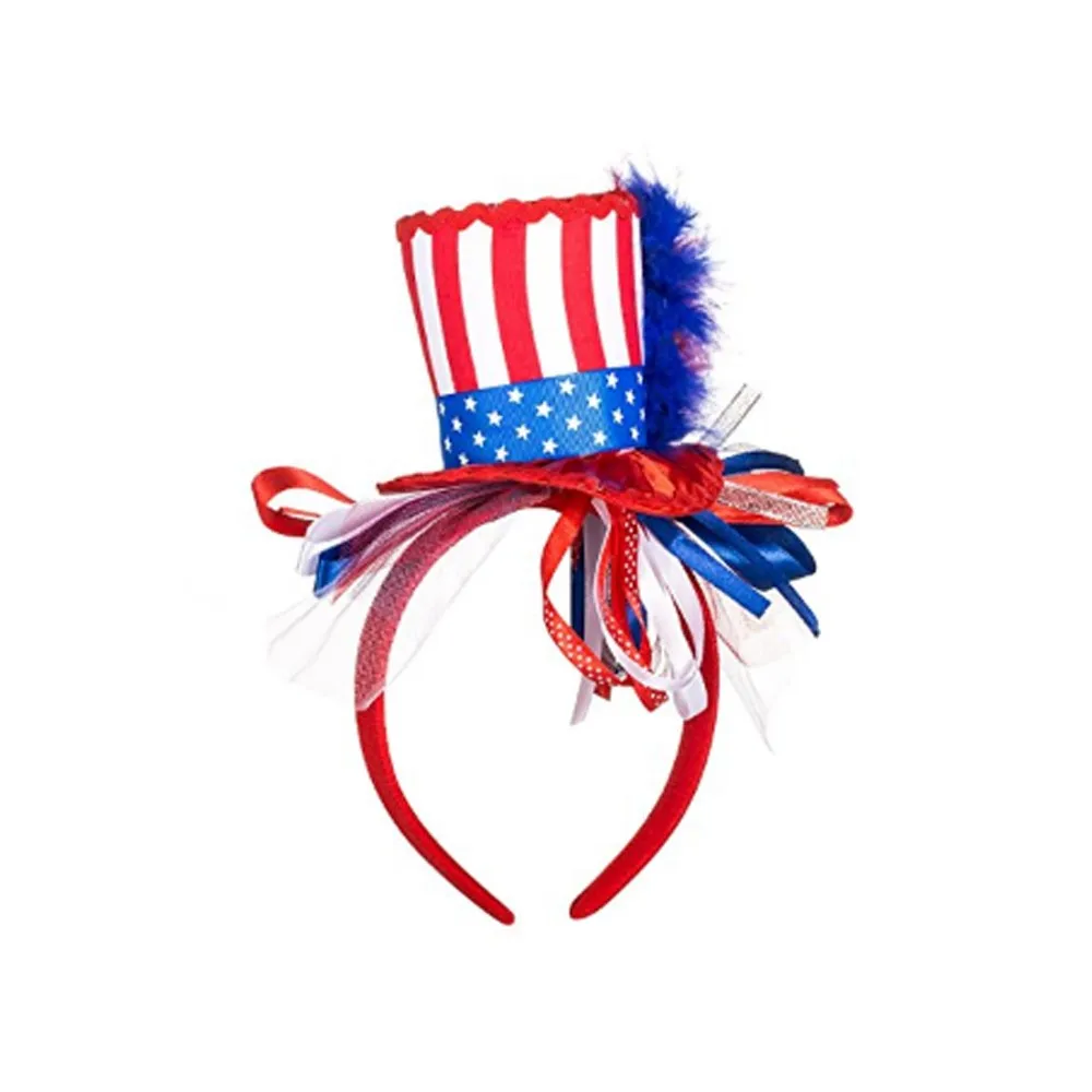 Party Head Boppers Patriotic 4th Of July American Flag Headband - Buy ...