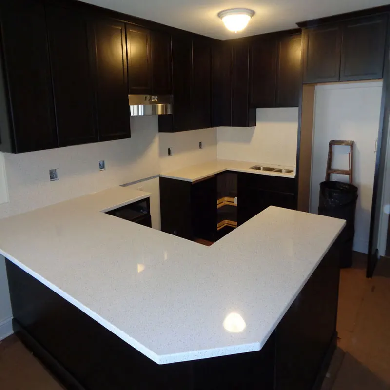 Cream Sparkle Quartz Kitchen Countertops - Buy Quartz Countertop,Cream ...