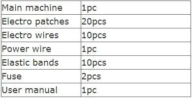 Micro current Electro muscle stimulation Body Preserving slimming skin firm Health electrical fat Weight loss stimulate EMS