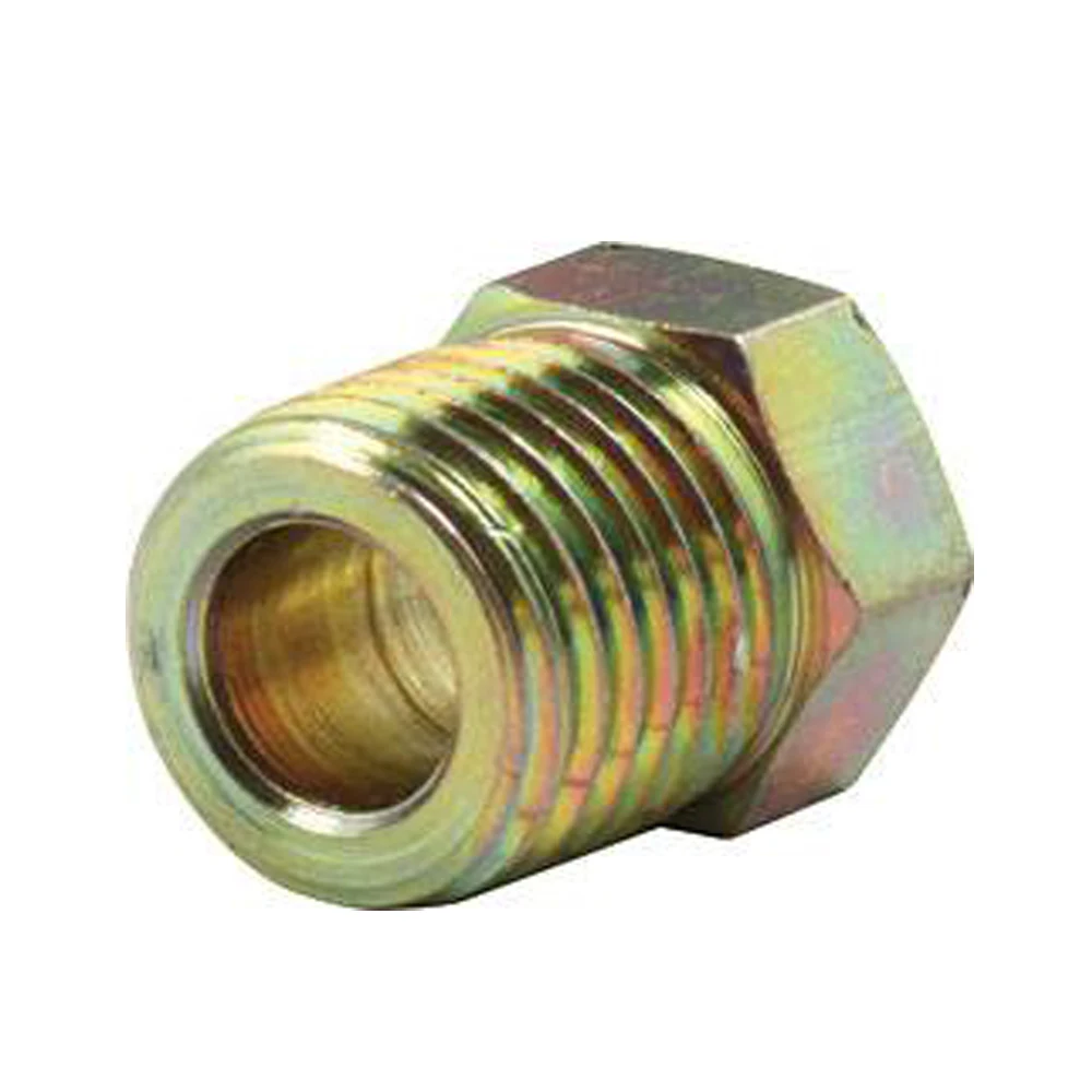 1/4 Brake Line Hardline Inverted Flare Nuts 1/220 Thread Screw Gold