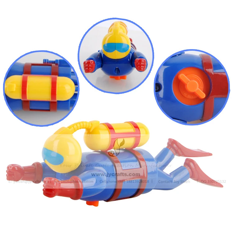 Hotsale Wind Up Diver Man Bathtub Game Toy For Older Kids To Enjoy