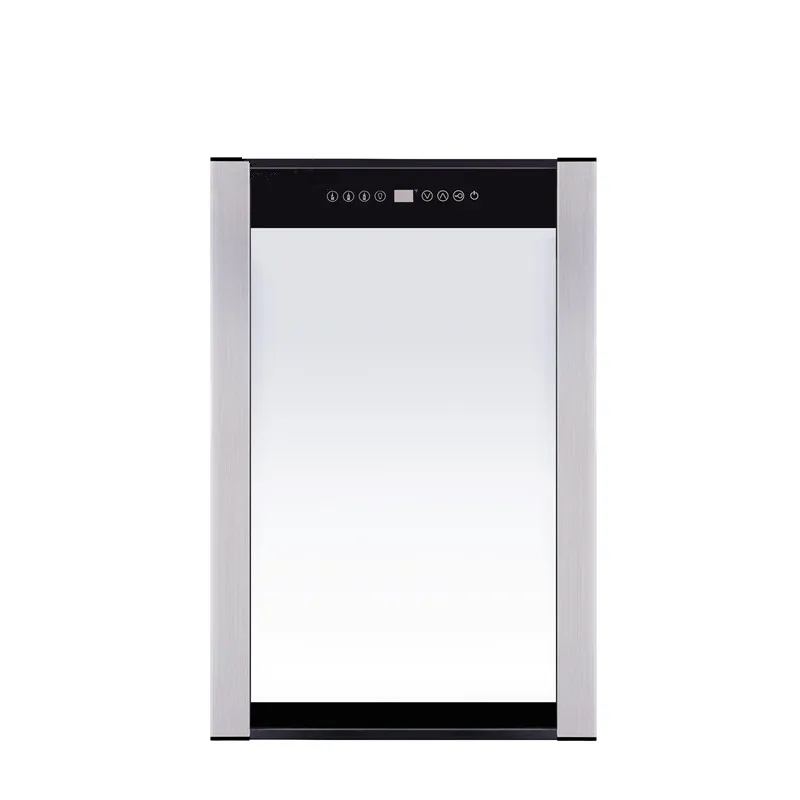 
Popular commercial cabinet touch screen control tempered wine cooler glass door with photocel 