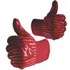 BBQ Essentials Heat Resistant Gloves,One Size Fits All Silicone Based Fire Safety Gloves for Cooking, Grilling