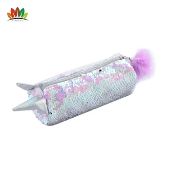 sequin pencil case