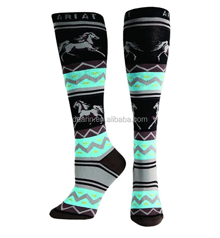 
DYHR-062 Equestrian ,Horse riding, Horsemanship socks,Knee-high for Children 