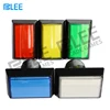 Hot Sale USB 100MM/30MM LED rectangular Arcade Machine Push Button Layout For Sale