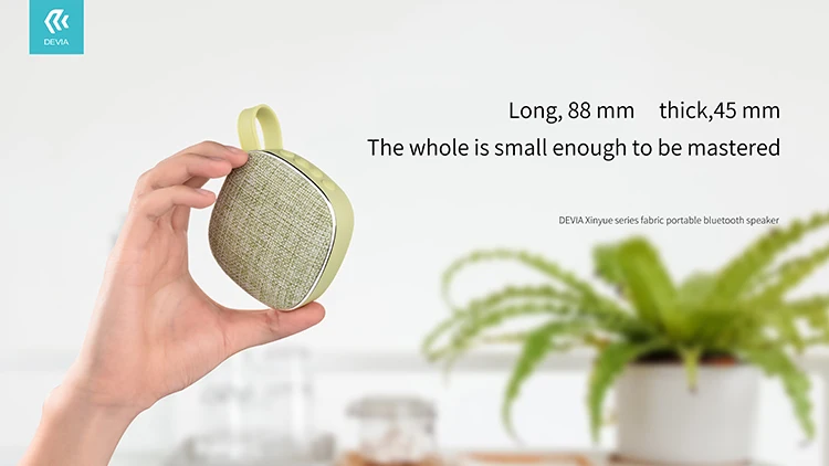 Devia Factory Promotion Cinya Series Rear Kit Outdoor Keyring Portable wireless Speaker - ANKUX.COM