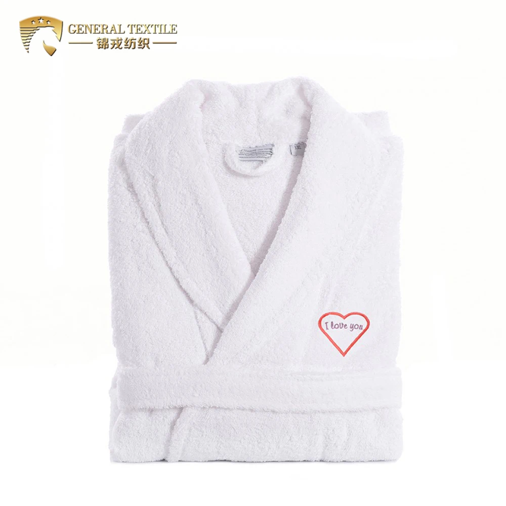 

JR648 Wholesale Hotel Spa Custom Logo Terry Cloth Bath Robe