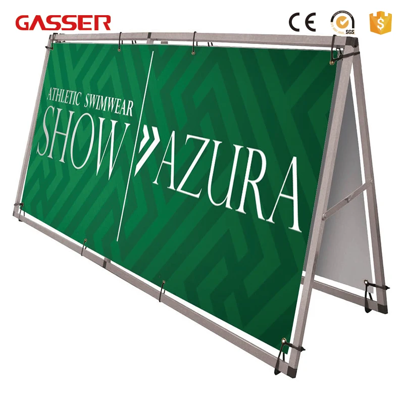 Custom Size Outdoor Inkjet Printed Pvc Vinyl Hanging Banner With