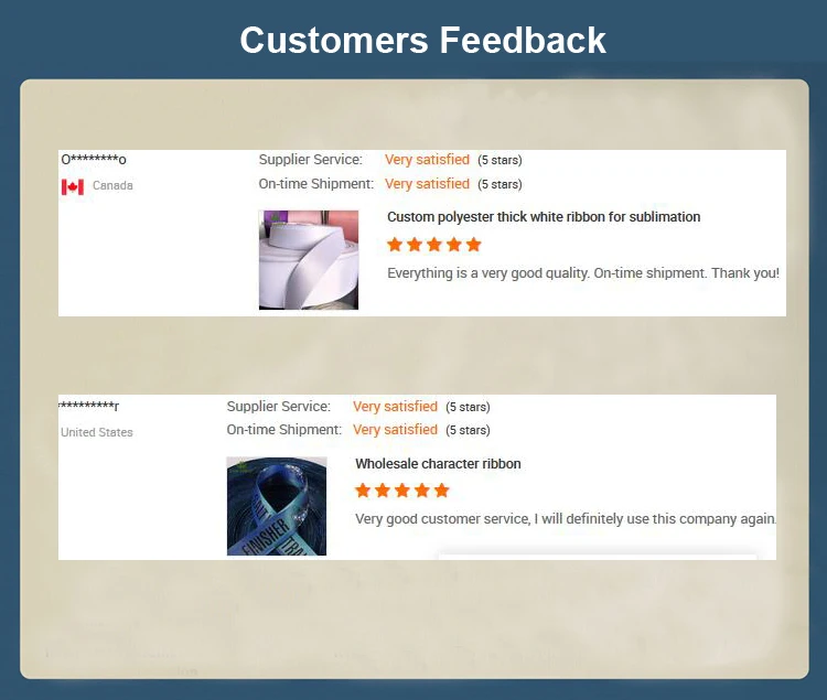 Ribbon feedback