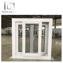 Teeyeo עמיד PVC/פרופיל UPVC זכוכית כפולה הזזה Windows