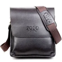 2014 new designers POLO VIDENG brand genuine leather black brown quality men’s messenger shoulder handbag bags briefcase VP-1
